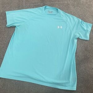 Under Armour Light Aqua Men's Short Sleeve Performance Tee